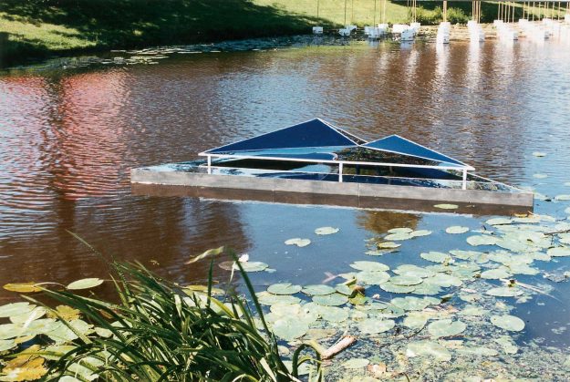 Floating Island, 1991, project Singel,Leiden