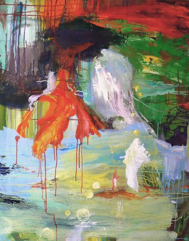 olie op linnen, 120 x 100 cm, 2006, verkocht